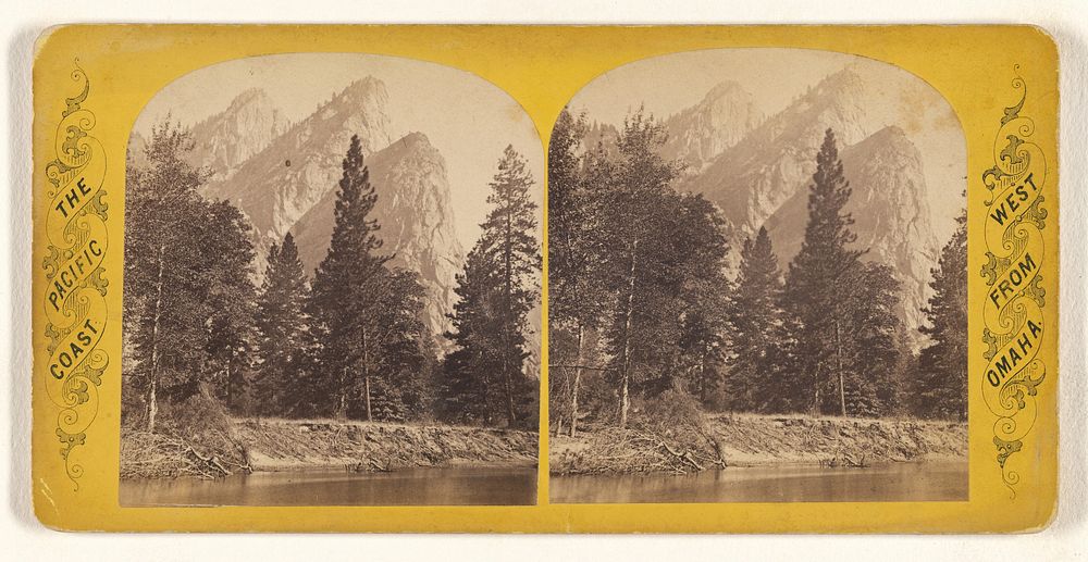 The Three Brothers A [Yosemite, California] by A J Russell