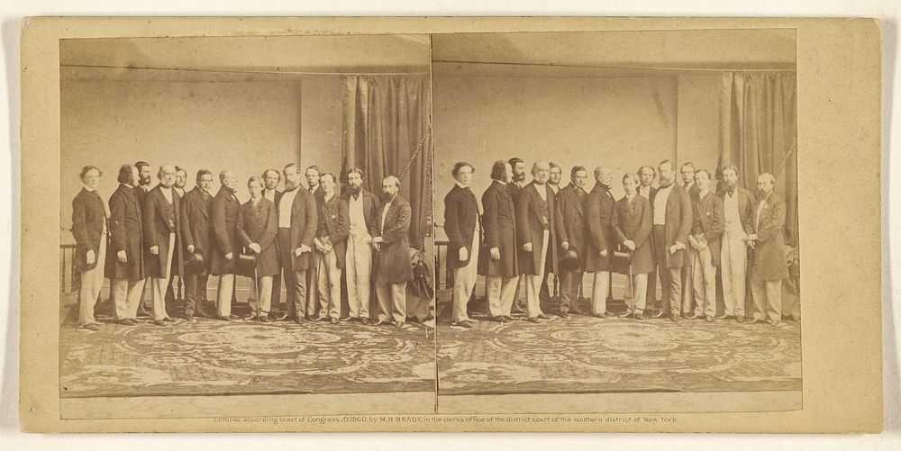 The Prince of Wales and Suite by Mathew B Brady