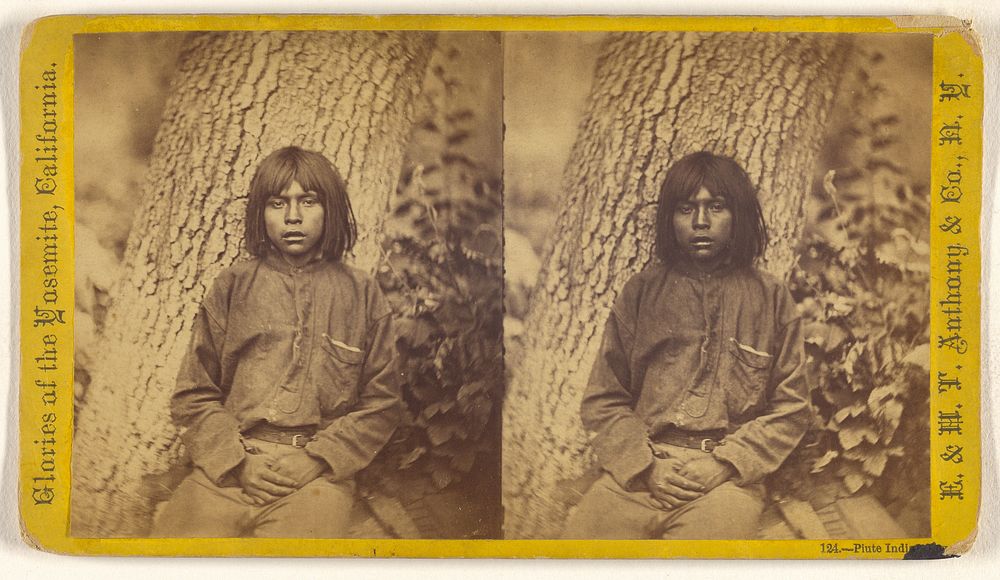 Piute Indian Boy. by Edward and Henry T Anthony and Co