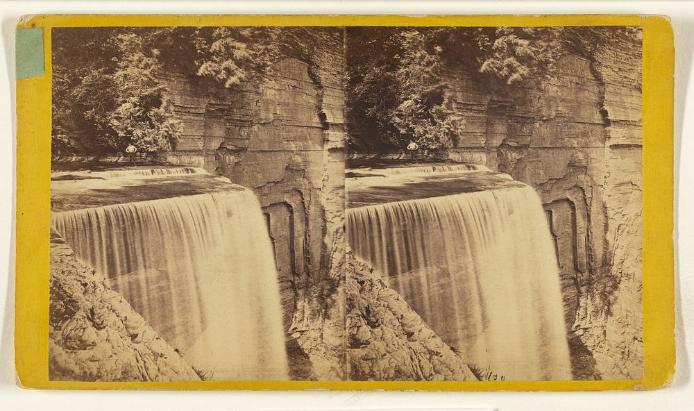 Top of Taughannock Fall. [Ithaca, New York] by Edward and Henry T Anthony and Co