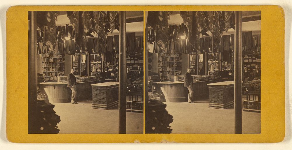 Interior View of A. & W. Sprague's Store, Elmwood, R.I. by Manchester Brothers