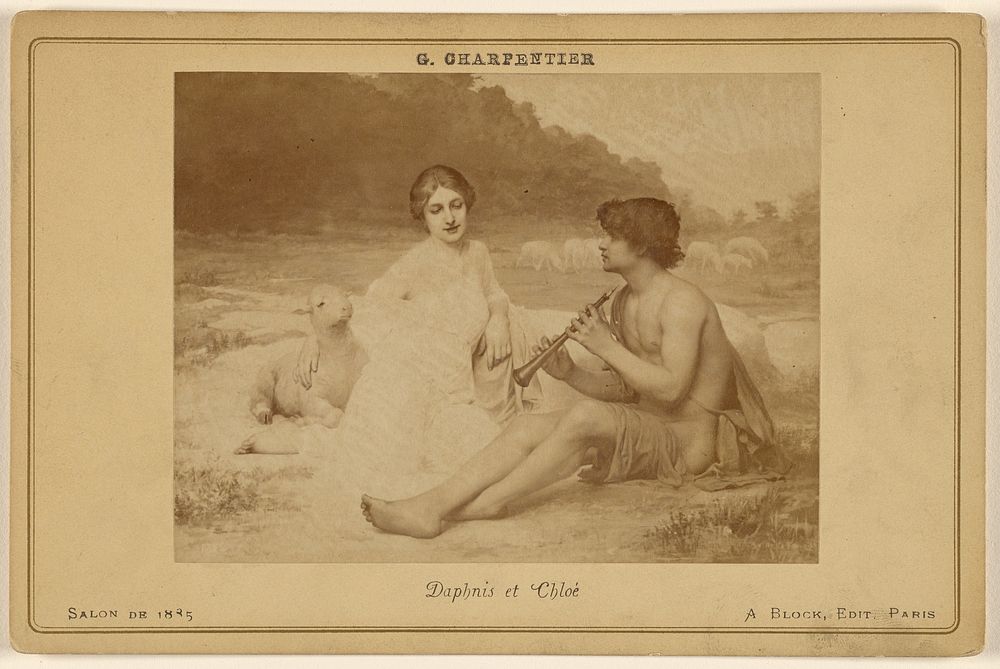 Daphis et Chloe [by] G. Charpentier by Adolphe Block