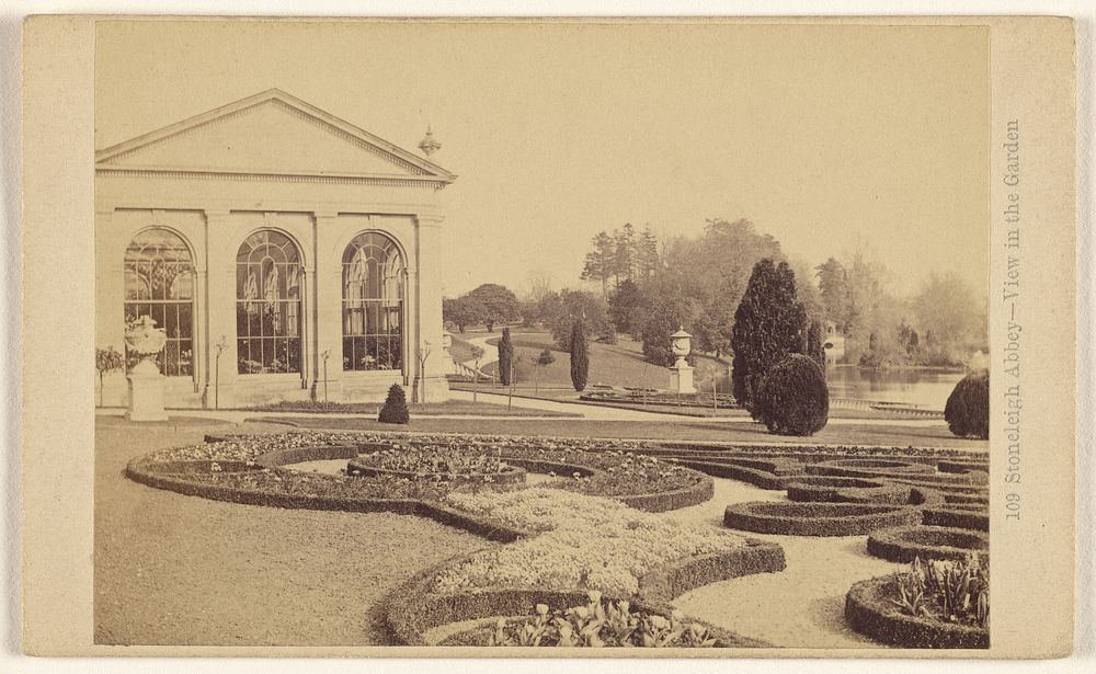 Stoneleigh Abbey - View in the Garden by Francis Bedford