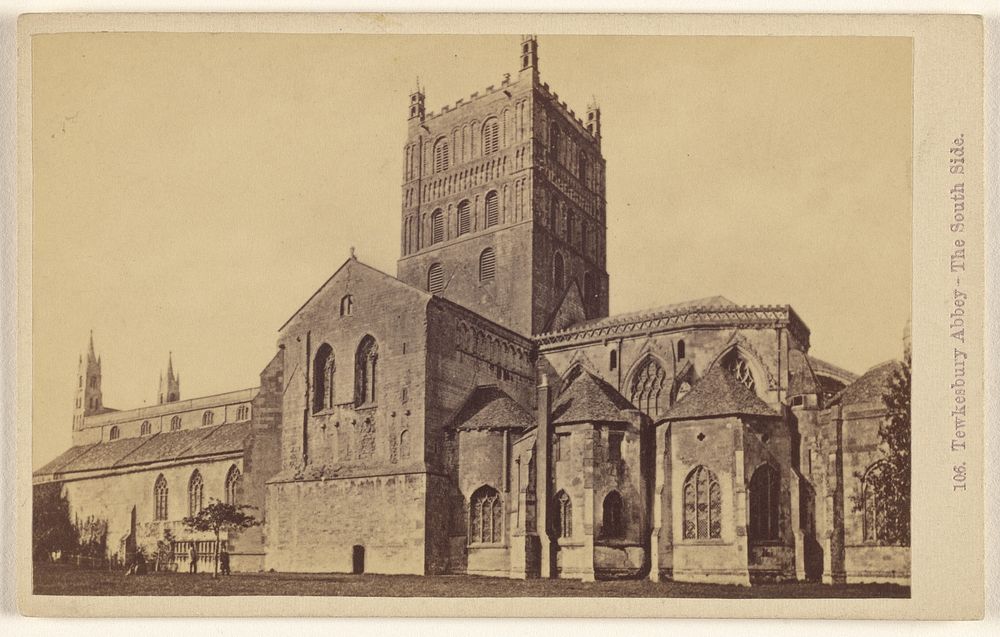 Tewkesbury Abbey - The South Side. by Francis Bedford