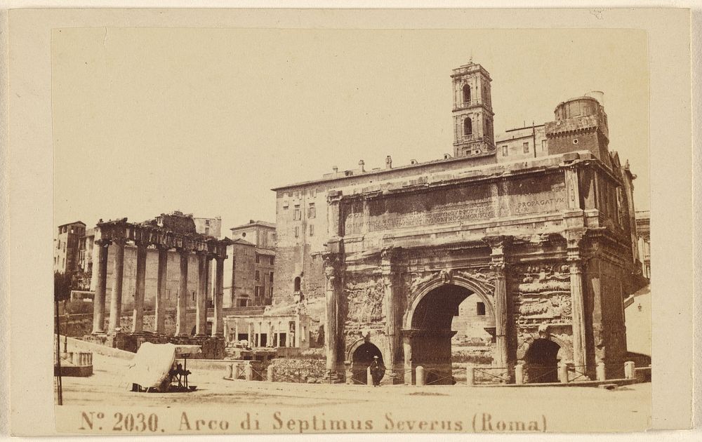 Arco di Septimus Severus (Roma) by Sommer and Behles