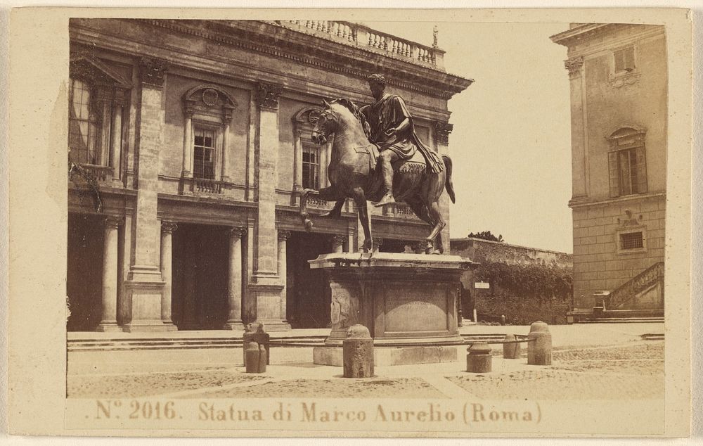 Statua di Marco Aurelio (Roma) by Sommer and Behles