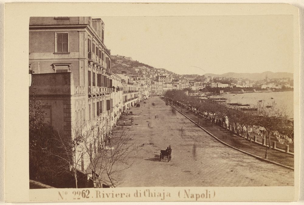 Riviera di Chiaja (Napoli) by Sommer and Behles