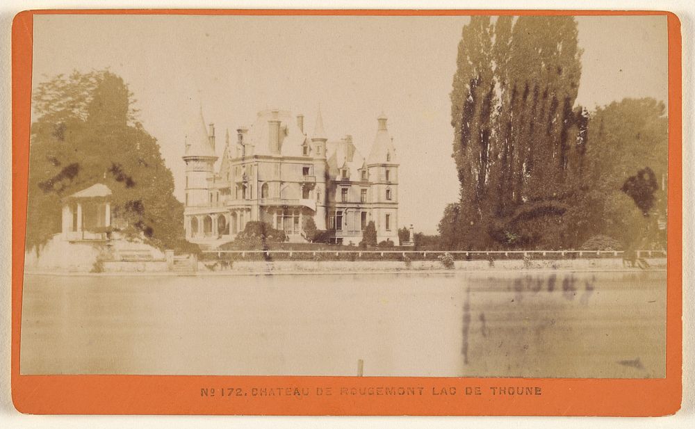 Chateau de Rougemont Lac de Thoune by Florentin Charnaux