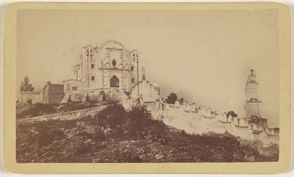 A church on a hill, possibly in Spain