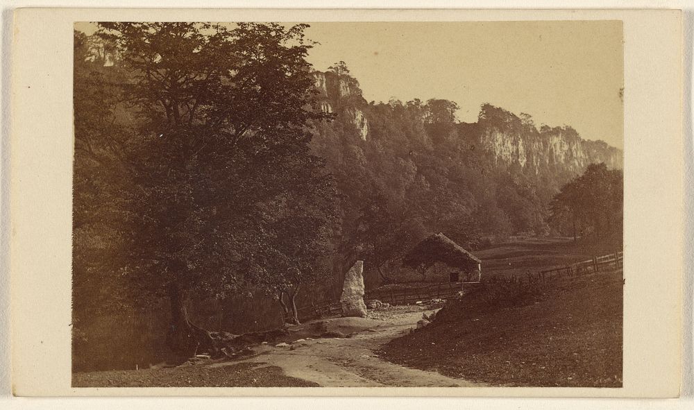 Matlock Bath. The Lovers' Walk, from the Ferry. by Thomas Ogle
