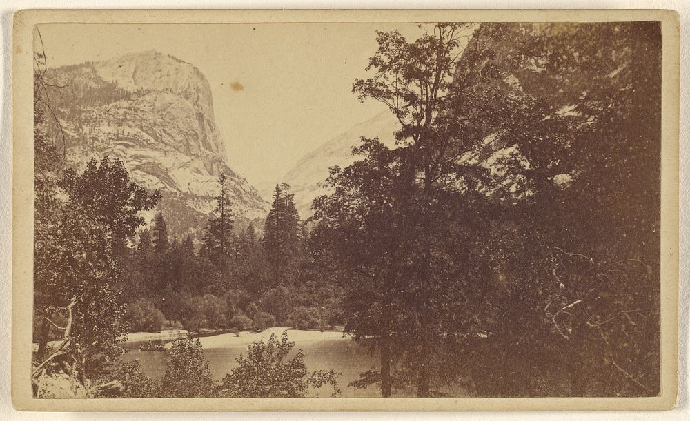 Mirror Lake. Yo-Semite Valley. Mariposa Co. by Lawrence and Houseworth