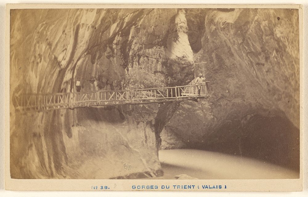 Gorges Du Trent (Valais) by A Garcin