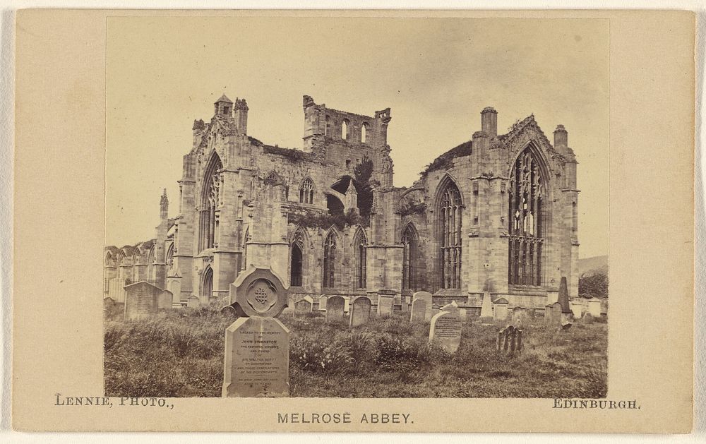 Melrose Abbey by John Lennie