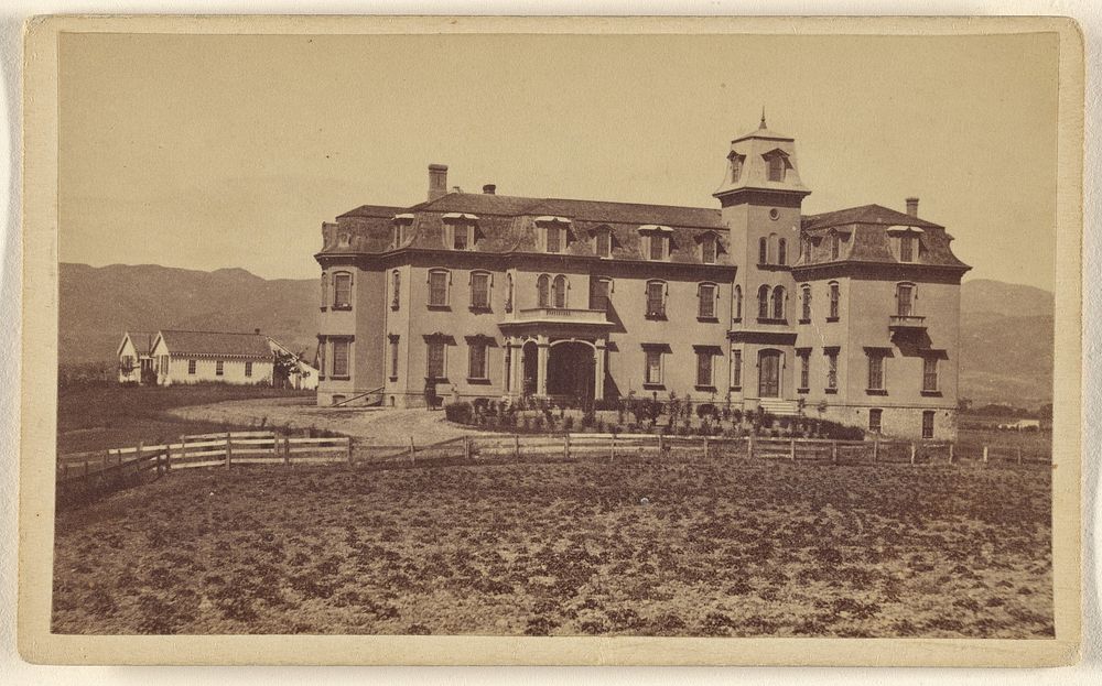 The Pacific Female College, Oakland, Alameda County. by Lawrence and Houseworth