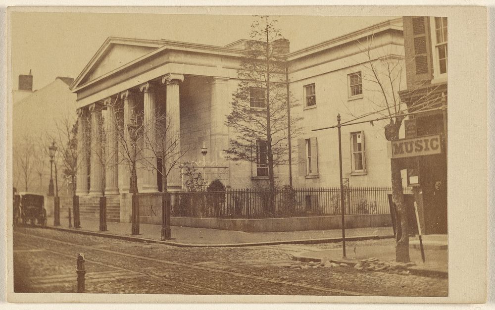 Unidentified municipal buidling at Philadelphia, Pennsylvania by Montgomery P Simons