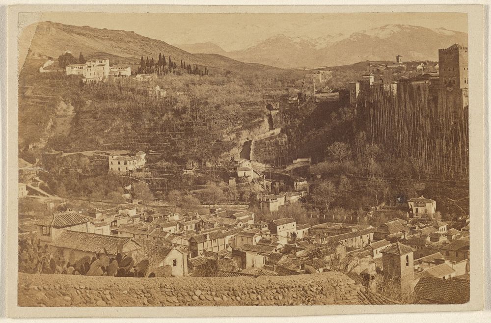 Panoramic view surrounding the Alhambra