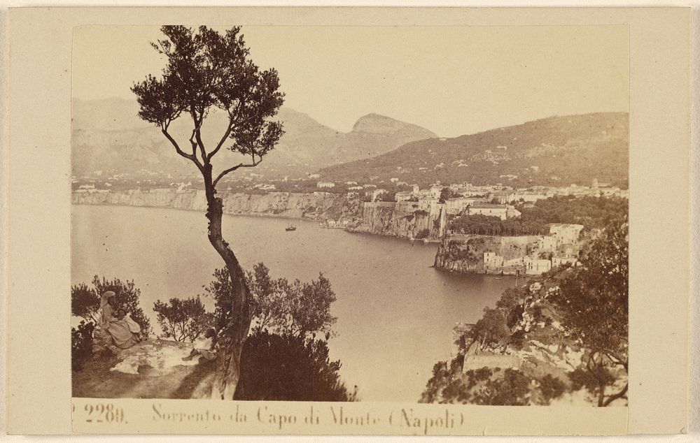 Sorrento da capo di Monte (Napoli) by Sommer and Behles