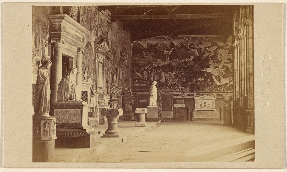 Interior of the Campo Santo, Pisa by Enrico Van Lint