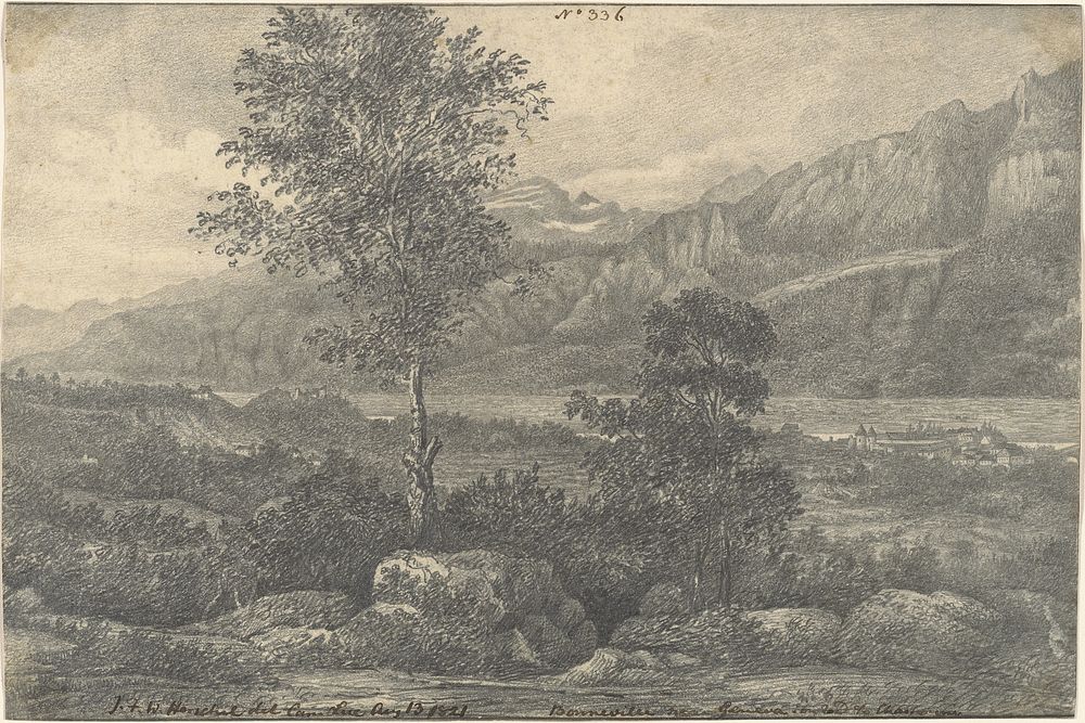 Bonneville near Geneva on the Road to Chamonix by Sir John Frederick William Herschel