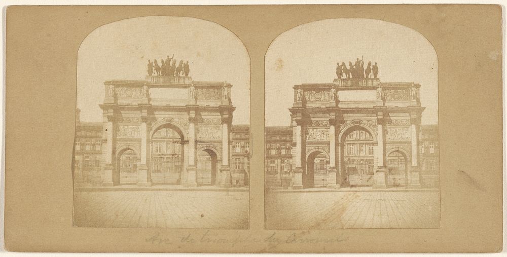 Arc de Triomphe du Carousel by Nicolaas Henneman