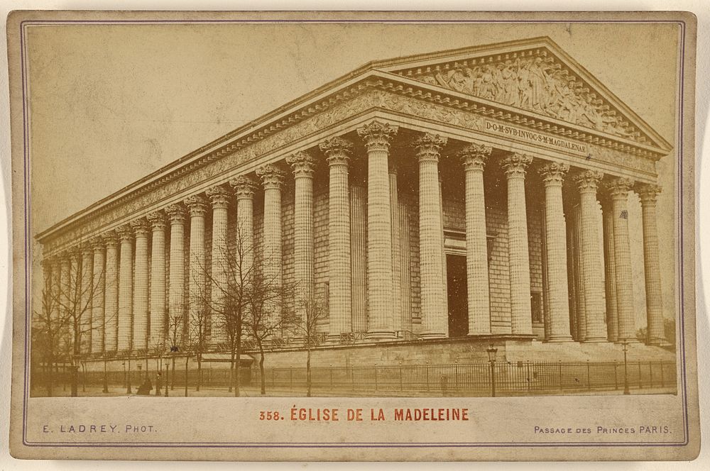 Eglise de la Madeleine by Ernest Ladrey
