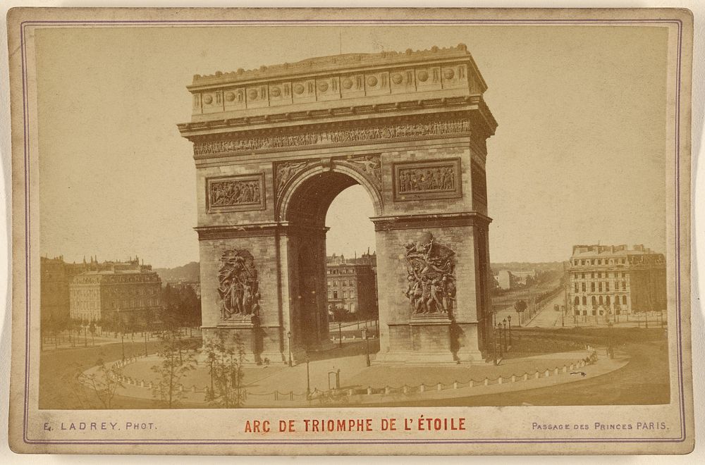 Arc de Triomphe de l'Etoile by Ernest Ladrey