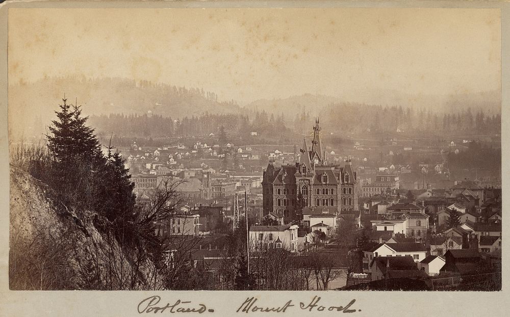 Portland - Mount Hood by Carleton Watkins