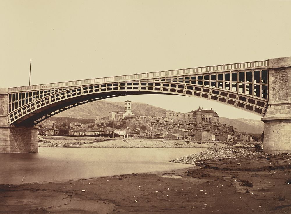 Viaduct at La Voulte by Édouard Baldus