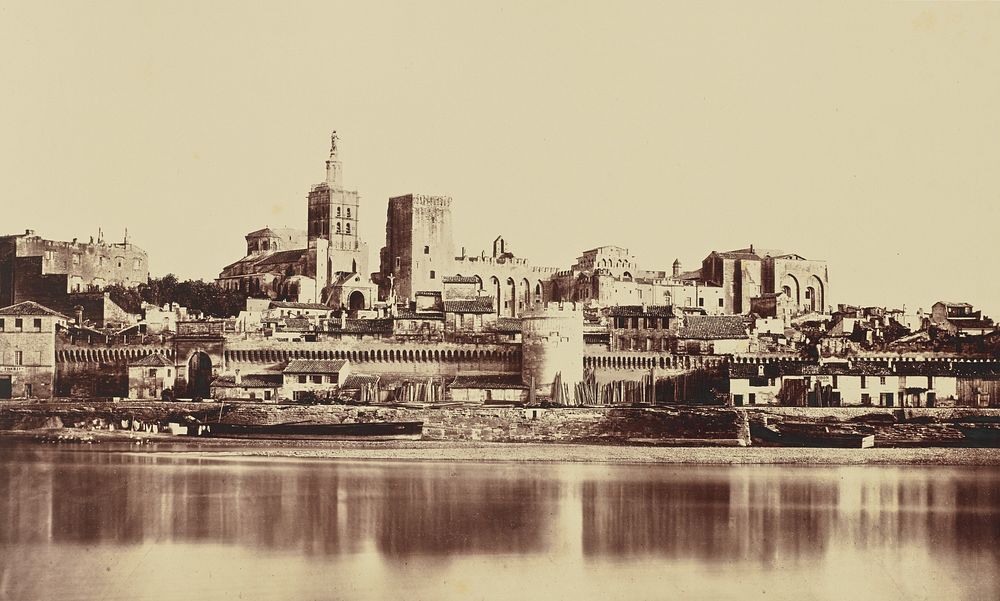 Avignon. by Édouard Baldus