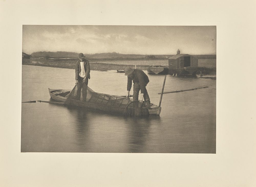Taking Up the Eel-Net by Peter Henry Emerson