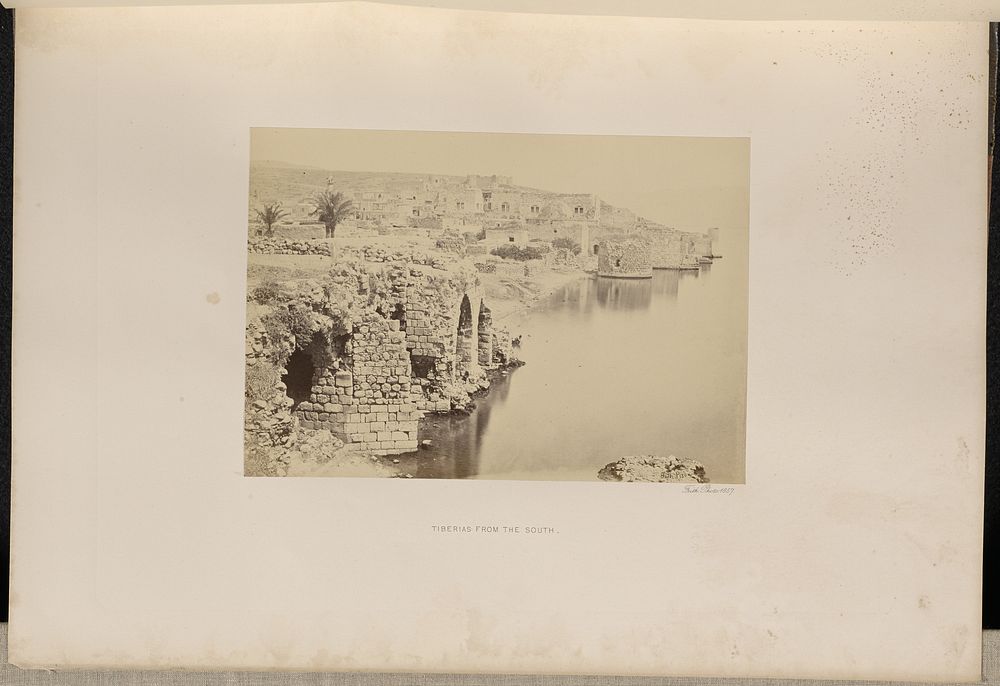 Tiberias from the South by Francis Frith