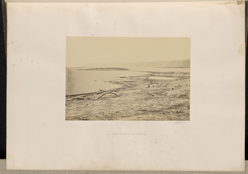 The North Shore of The Dead Sea by Francis Frith
