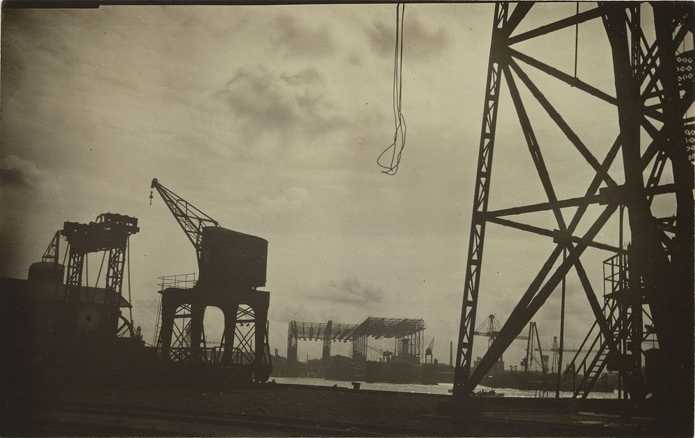 Hamburg Docks by El Lazar Lissitzky