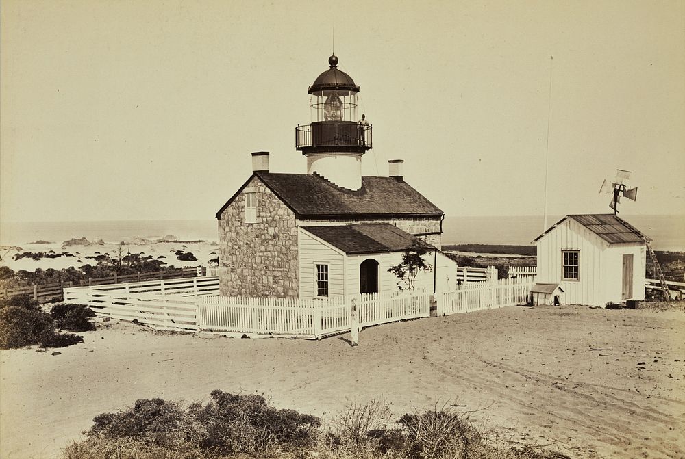 Lighthouse, Near Monterey by Carleton Watkins