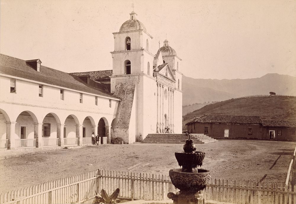 Mission, Santa Barbara by Carleton Watkins