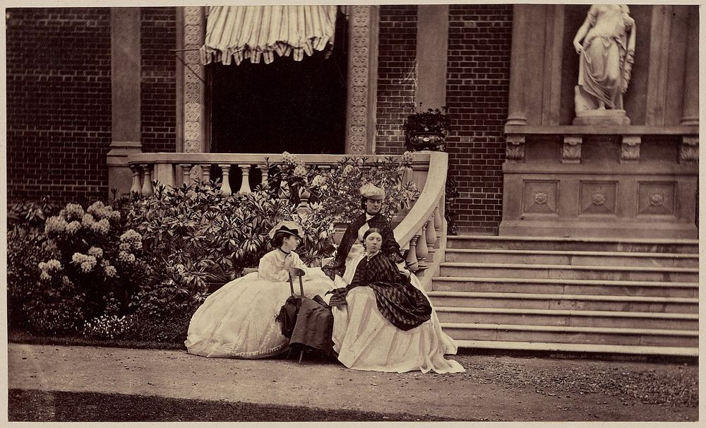 Lady Marion Loftus, Miss Moncrieffe, and Miss Gorges by Camille Silvy