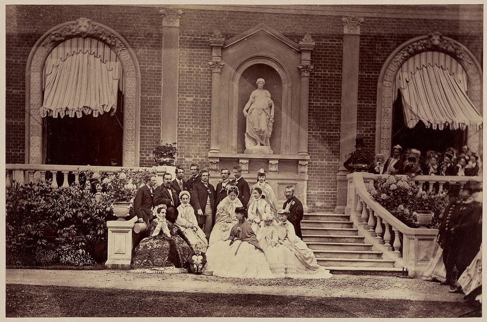 Group of the Royal Family of Orleans.... by Camille Silvy