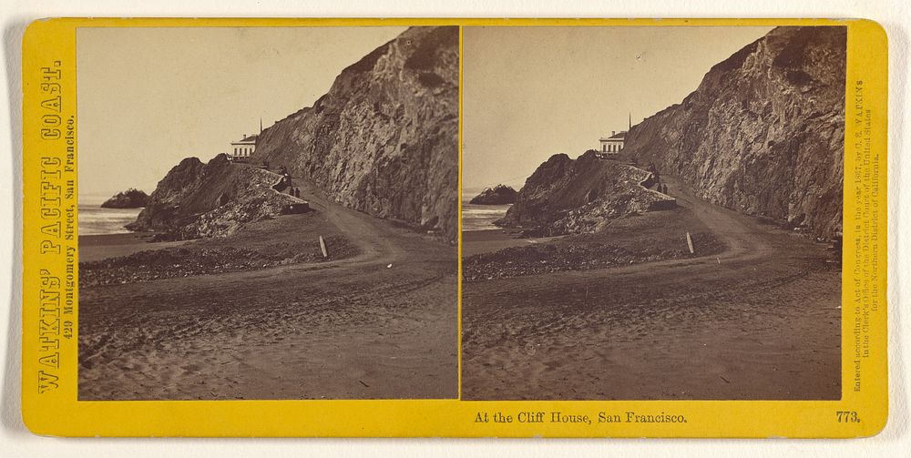 At the Cliff House, San Francisco (#773) by Carleton Watkins