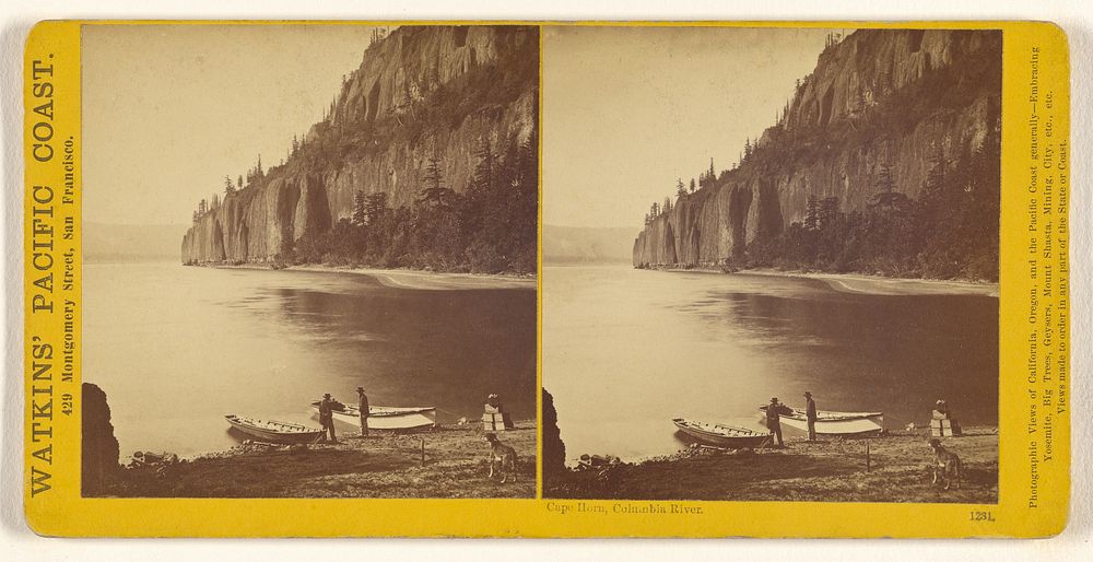 Cape Horn, Columbia River by Carleton Watkins
