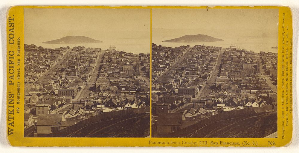 Panorama from Russian Hill, San Francisco (#769) by Carleton Watkins