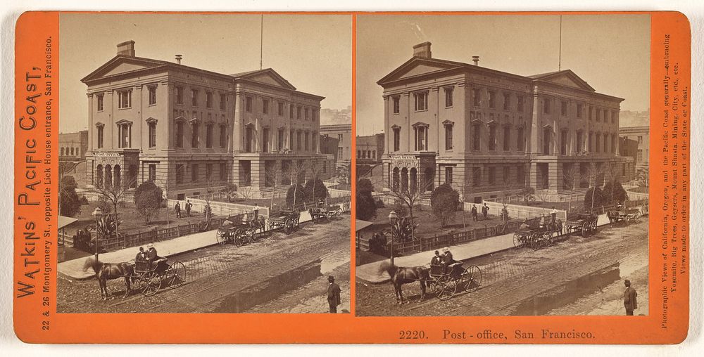 Post-Office, San Francisco (#2220) by Carleton Watkins