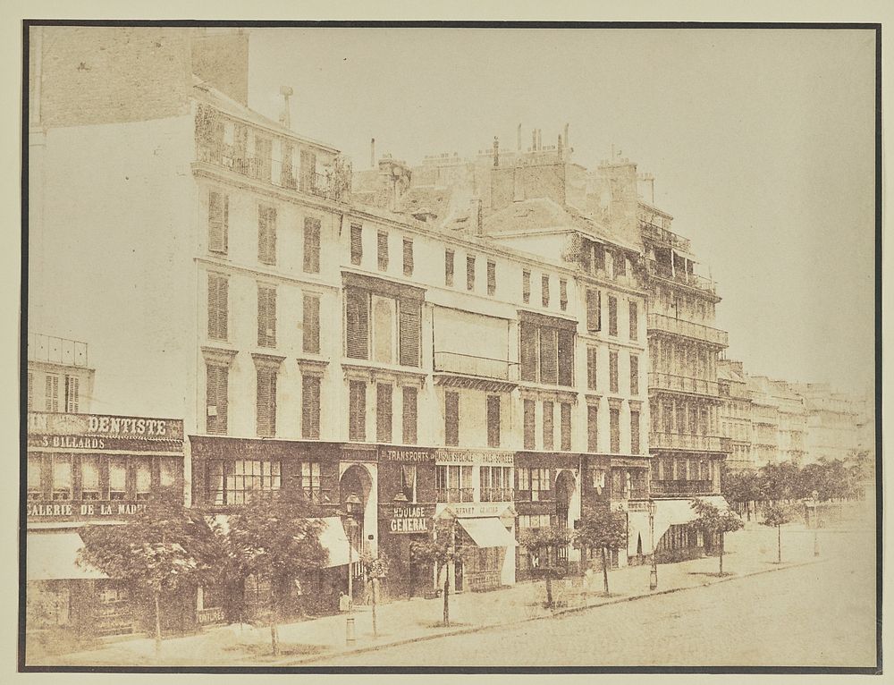 Rue Royale, Paris by Hippolyte Bayard