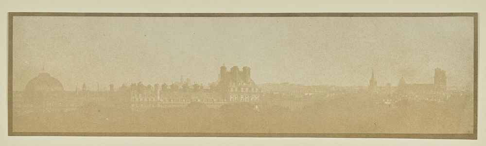 Panorama of Paris with Louvre and Tuileries in Foreground by Hippolyte Bayard