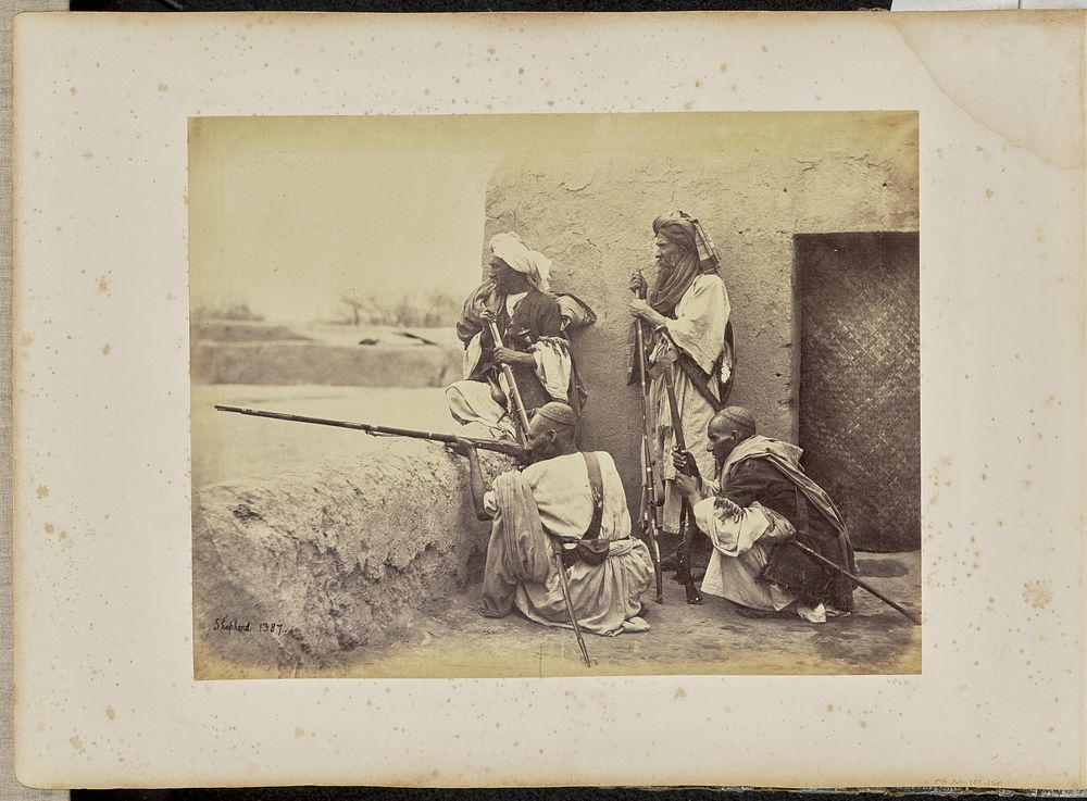 Peshawur; Group of Afredees from the Khyber Pass by Charles Shepherd