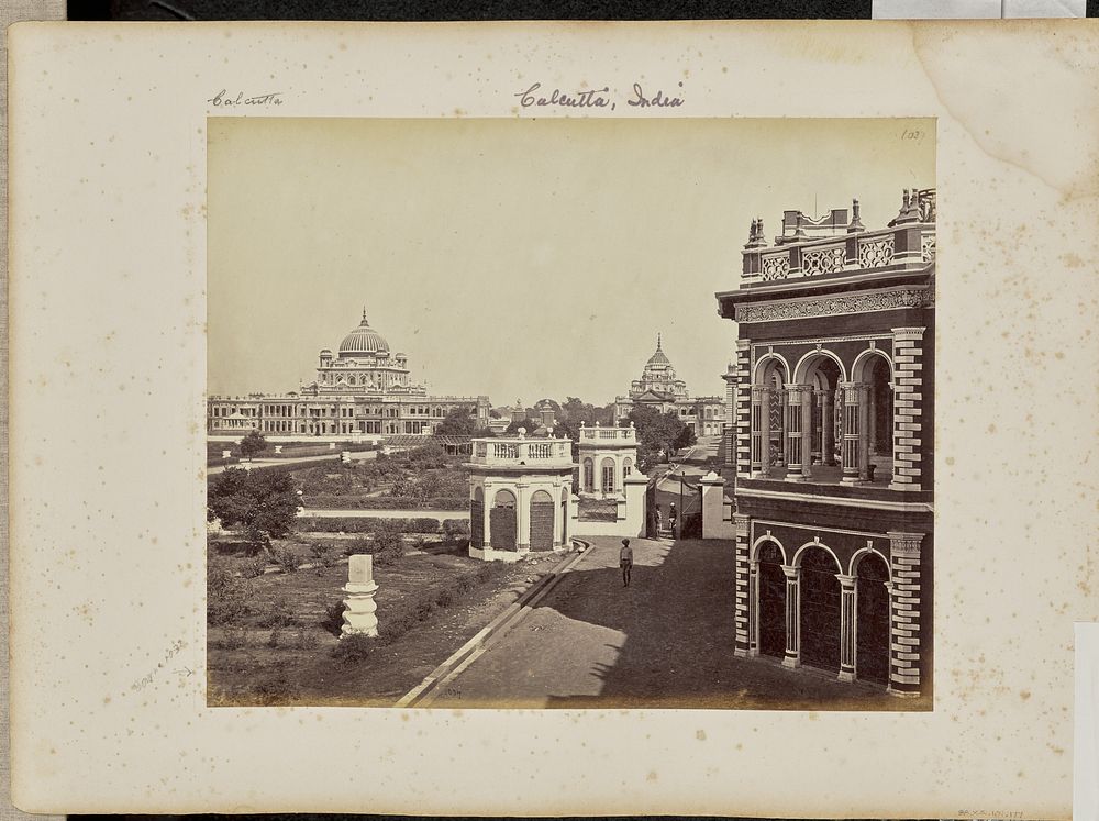Lucknow; View in the Kaiser Bagh by Samuel Bourne
