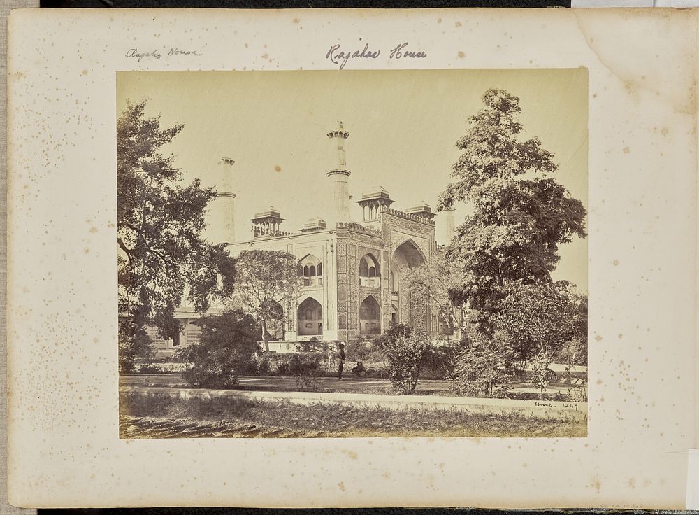 Secundra; The Entrance Gate from the Garden by Samuel Bourne
