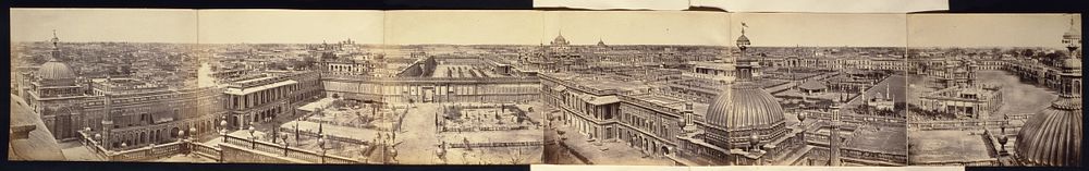 Panorama of Lucknow, Taken from the Great Imambara by Felice Beato and Henry Hering