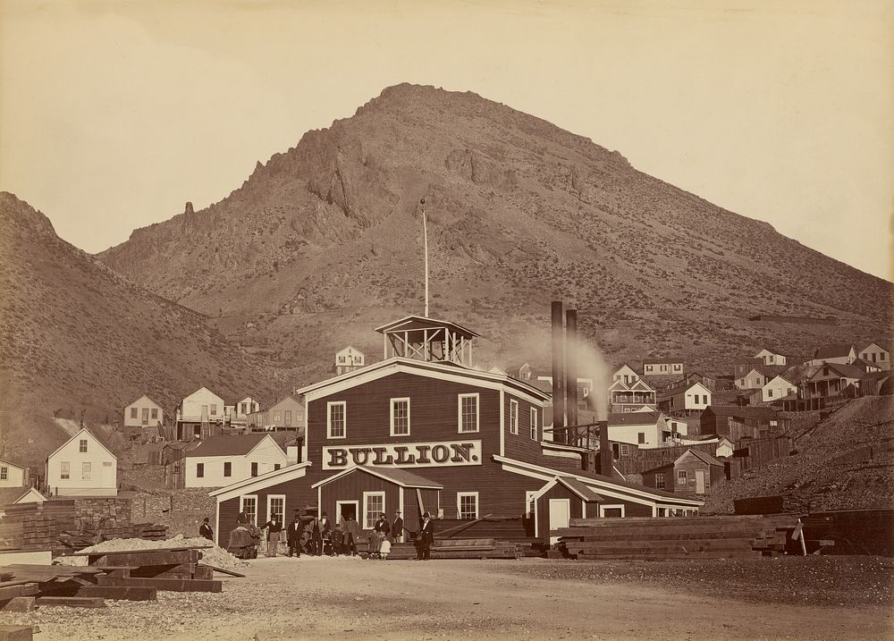 The Bullion Mine, Virginia City, Nevada by Carleton Watkins