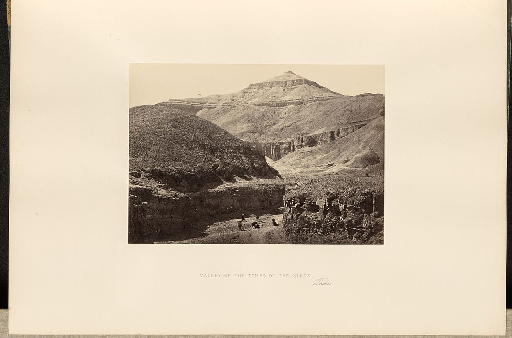 Valley of the Tombs of the Kings, Thebes by Francis Frith
