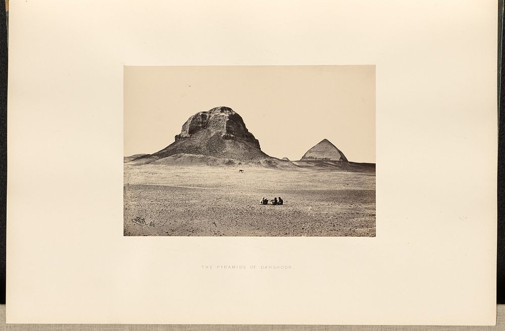 The Pyramids of Dahshoor by Francis Frith